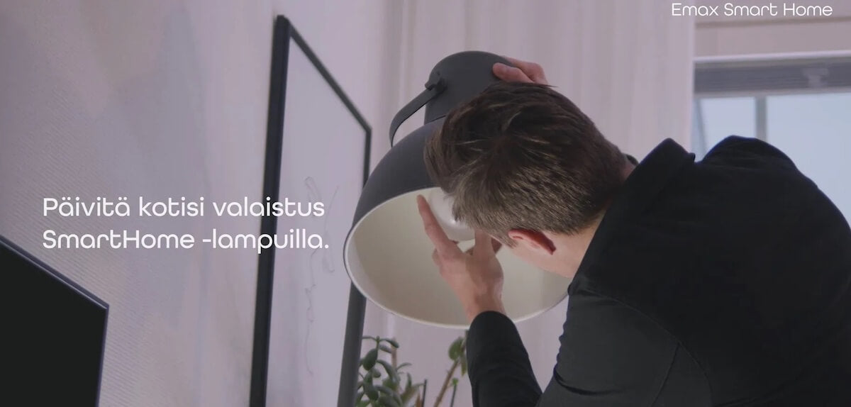 Emax älylamppu E27 kaikilla väreillä RGB, 9 W, WiFi